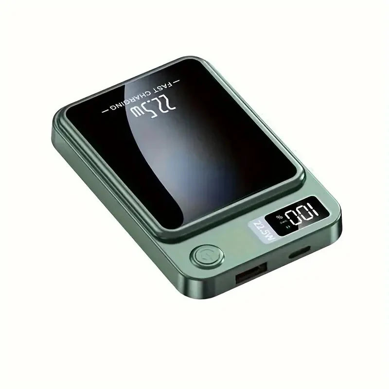5000mAh Magnetic Wireless Power Bank, 22.5W/20W Fast Charging for iPhone & Android
