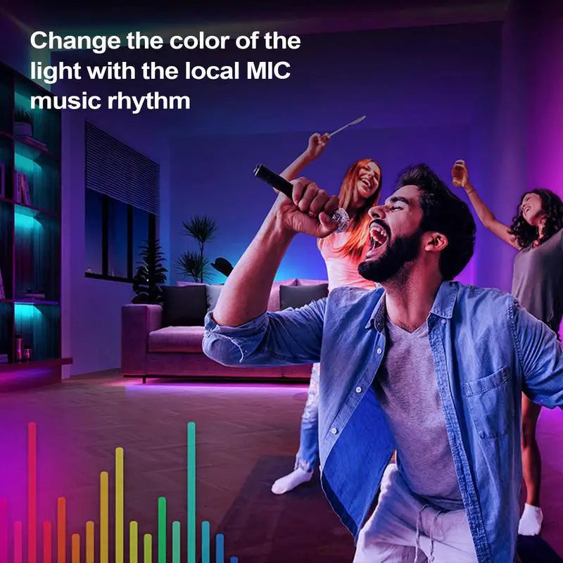 LED Ambient Light Bar – Voice-Controlled Desk Lamp for PC & Entertainment
