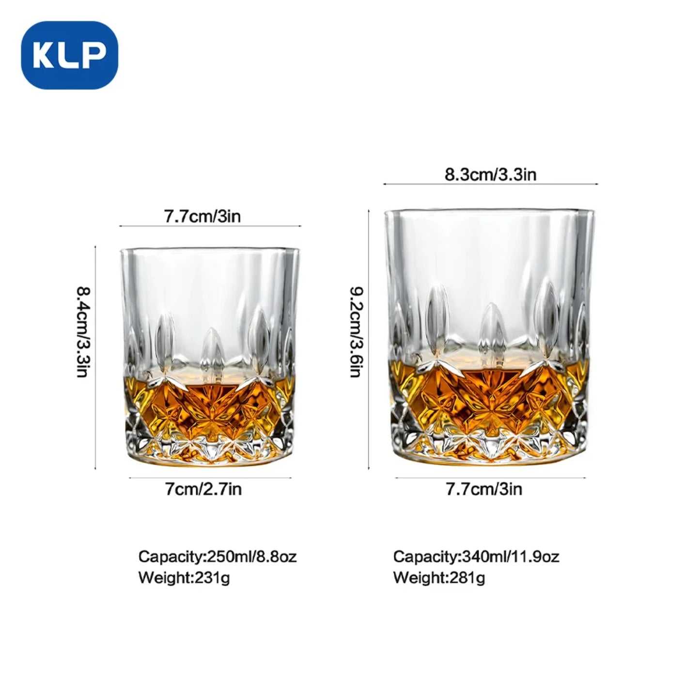 Crystal Star Design Whiskey Beer Glass