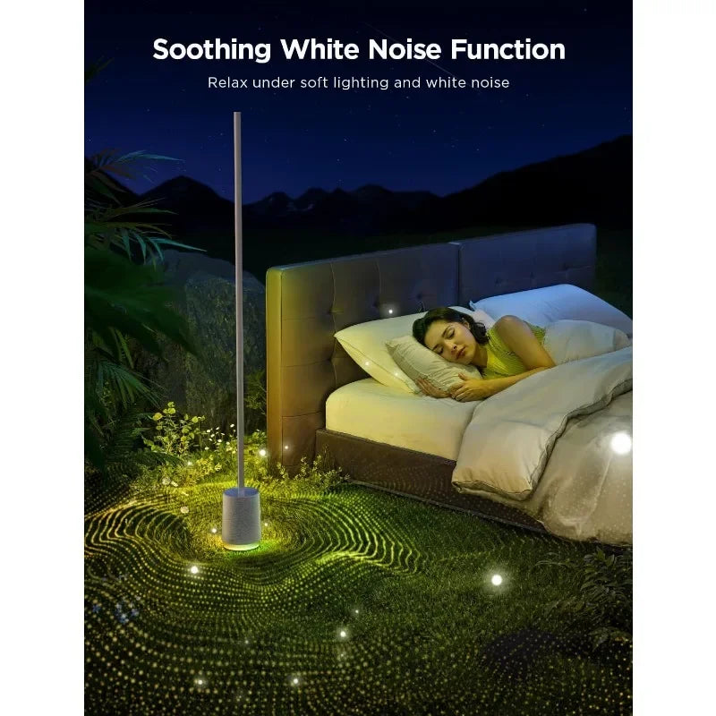HOME Floor Glow – LED Lamp with Speaker & Calming White Noise