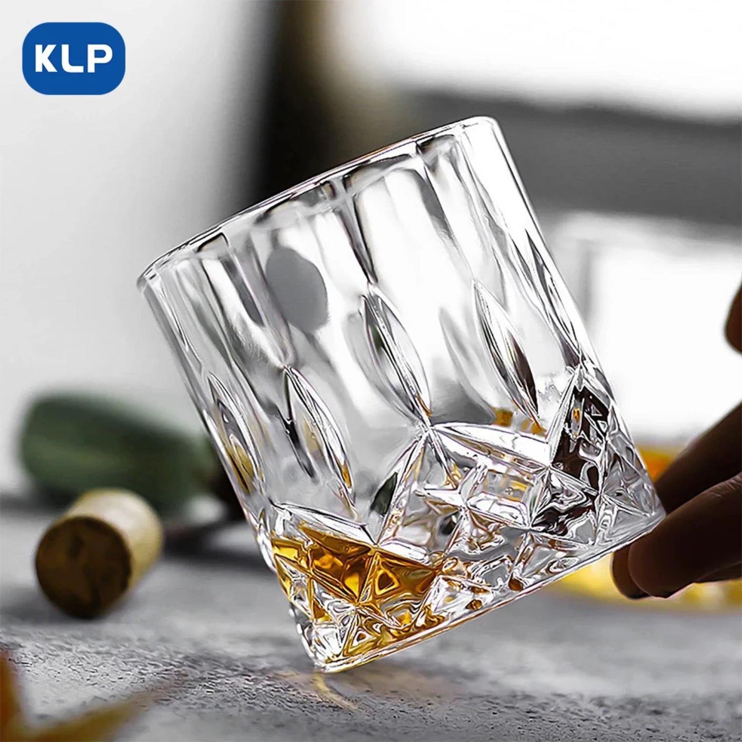 Crystal Star Design Whiskey Beer Glass
