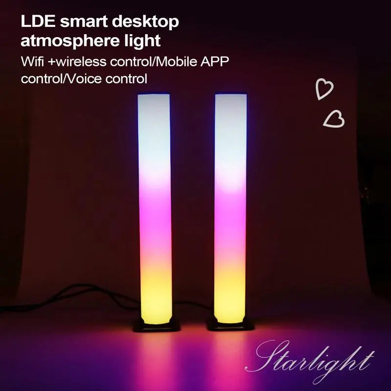 LED Ambient Light Bar – Voice-Controlled Desk Lamp for PC & Entertainment