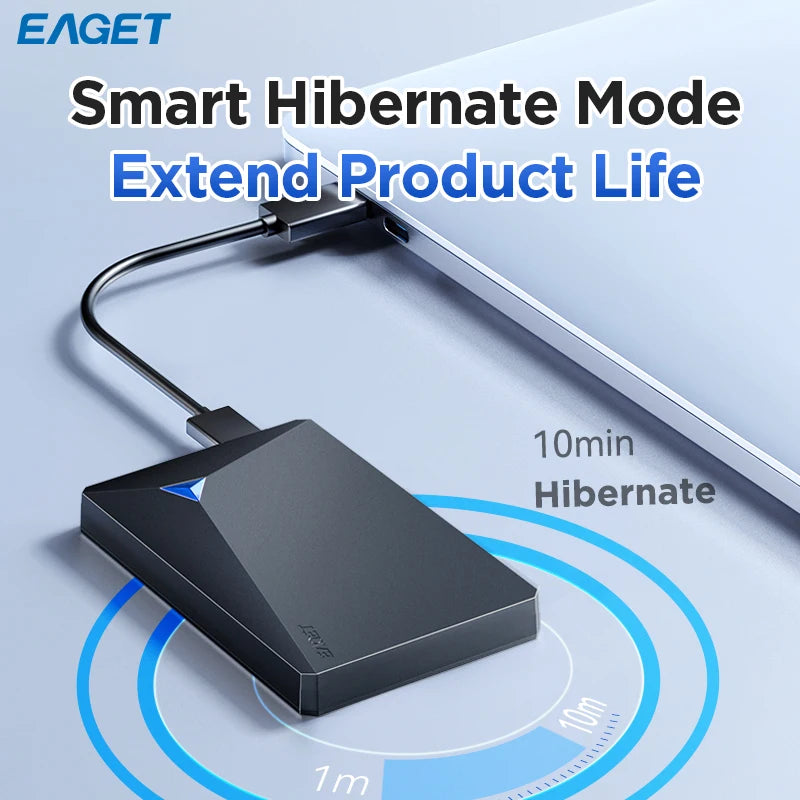 Portable External Hard Drive - 1TB/5TB, 2.5", 5Gbps, Compatible with PC, Mac, Desktop, MacBook
