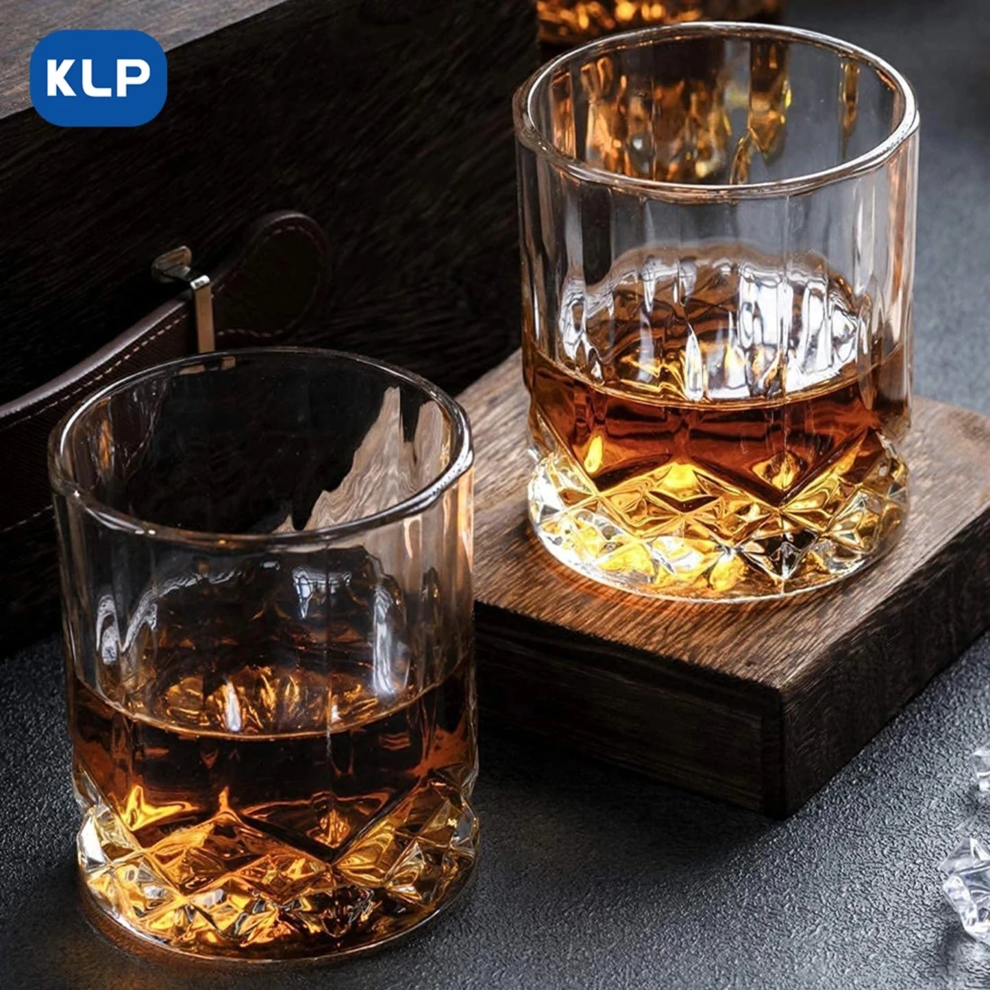 Crystal Star Design Whiskey Beer Glass