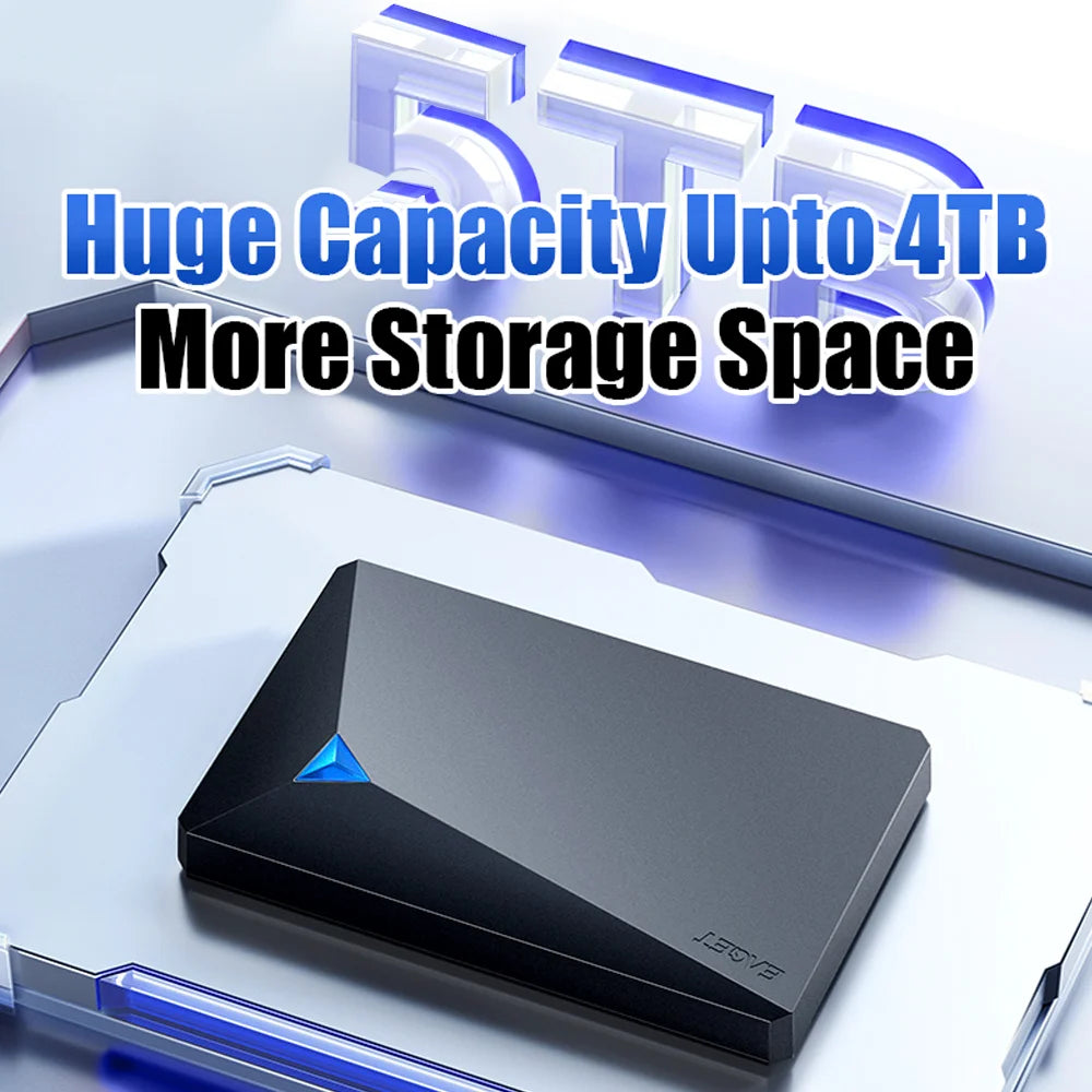 Portable External Hard Drive - 1TB/5TB, 2.5", 5Gbps, Compatible with PC, Mac, Desktop, MacBook