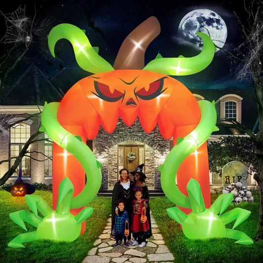 12FT Archway Inflatable Pumpkin