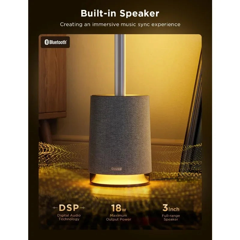 HOME Floor Glow – LED Lamp with Speaker & Calming White Noise