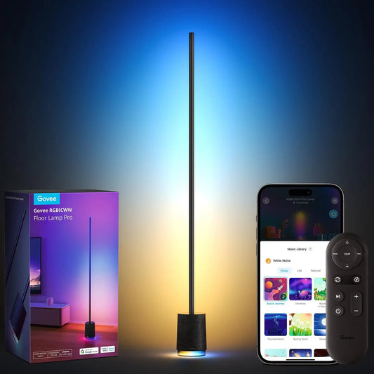 Floor Lamp Pro – LED Lamp with Speaker & White Noise, 2100 Lumens