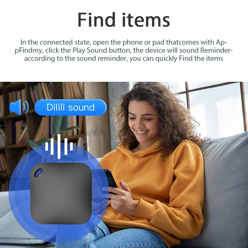 4PCS Smart iTag Tracker for Apple Find My—Keys, Kids, Pets, Cars, Bluetooth