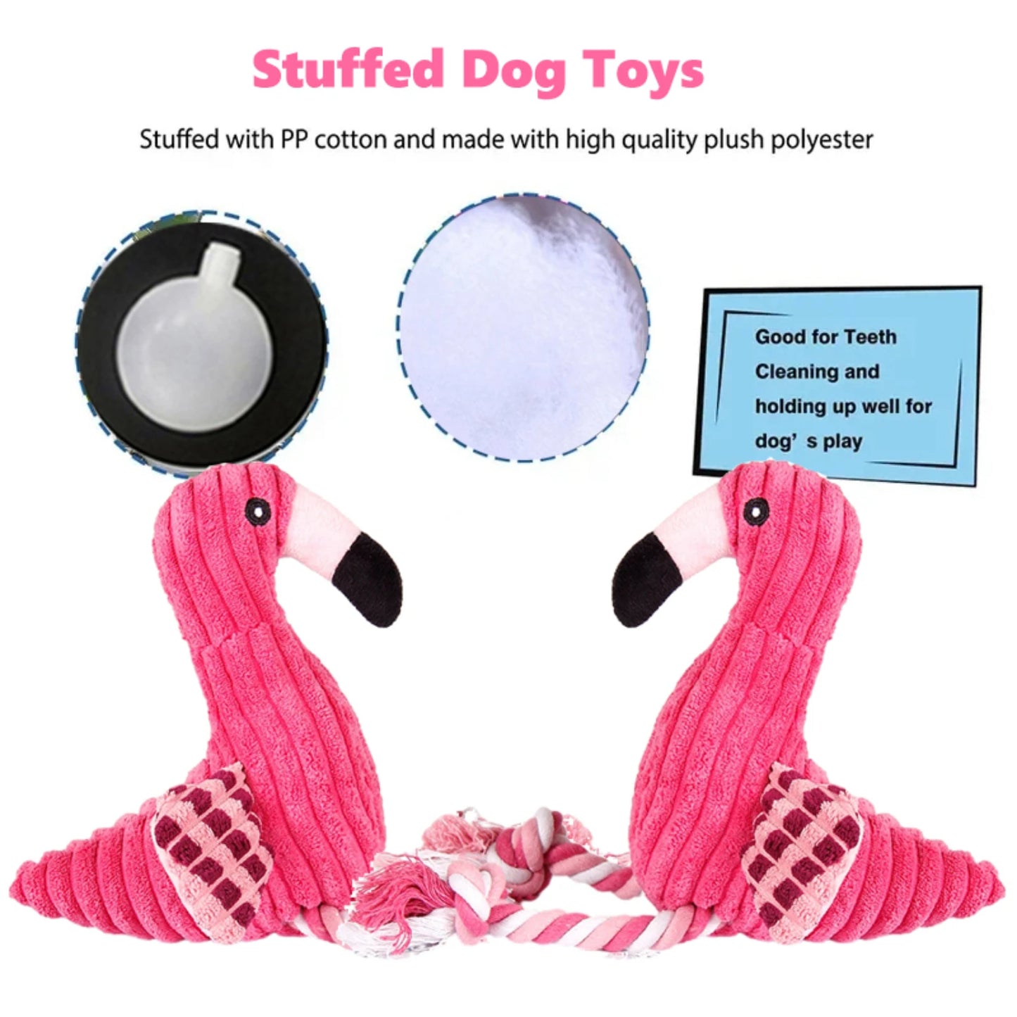 Natural Rubber Fruit Dog Chew Toys - Durable, Squeaky, Interactive for Aggressive Chewers