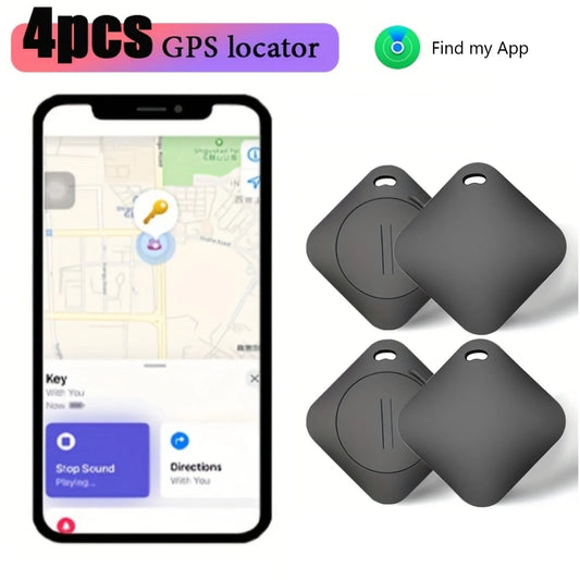 4PCS Smart iTag Tracker for Apple Find My—Keys, Kids, Pets, Cars, Bluetooth