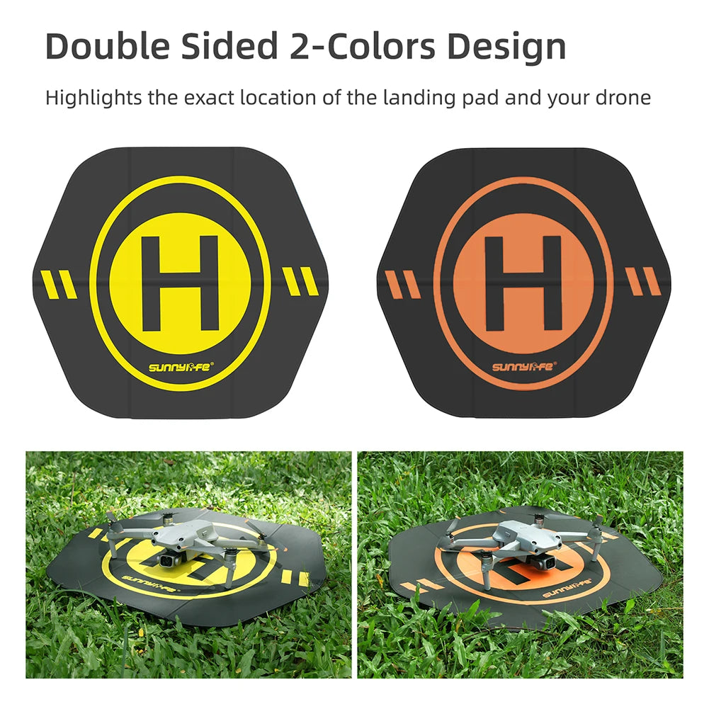 55cm Foldable Drone Landing Pad: Double-Sided for DJI Mavic, Air, Phantom