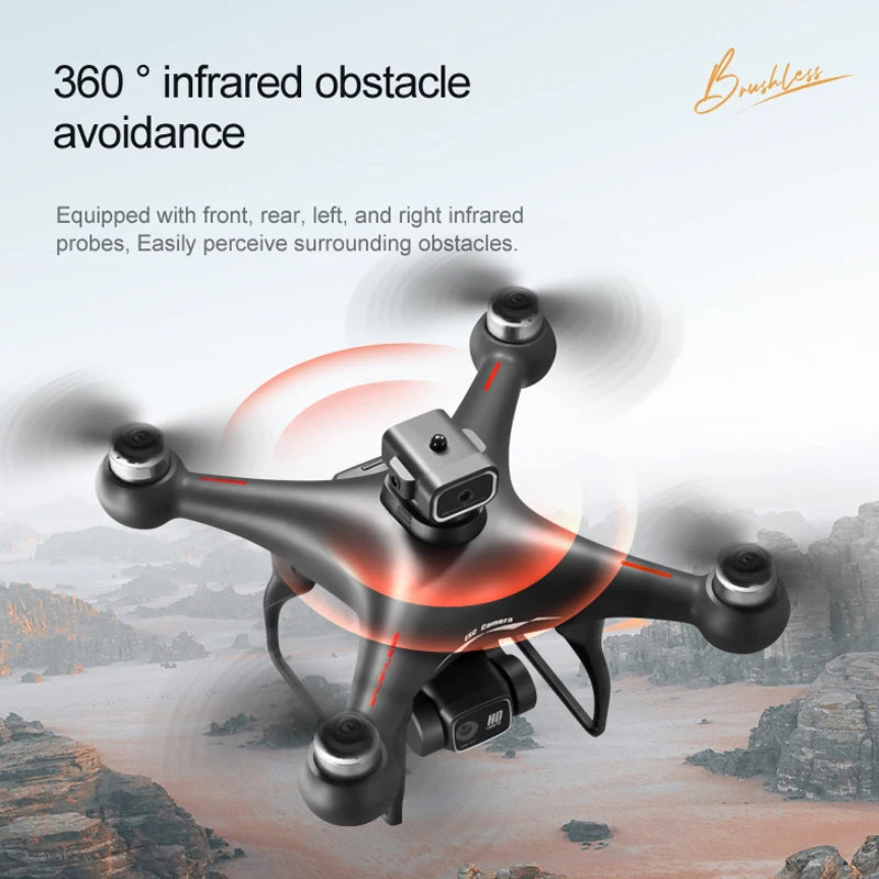 S116 MAX Drone: 5G HD Dual ESC Camera, Optical Flow, 360° Obstacle Avoidance