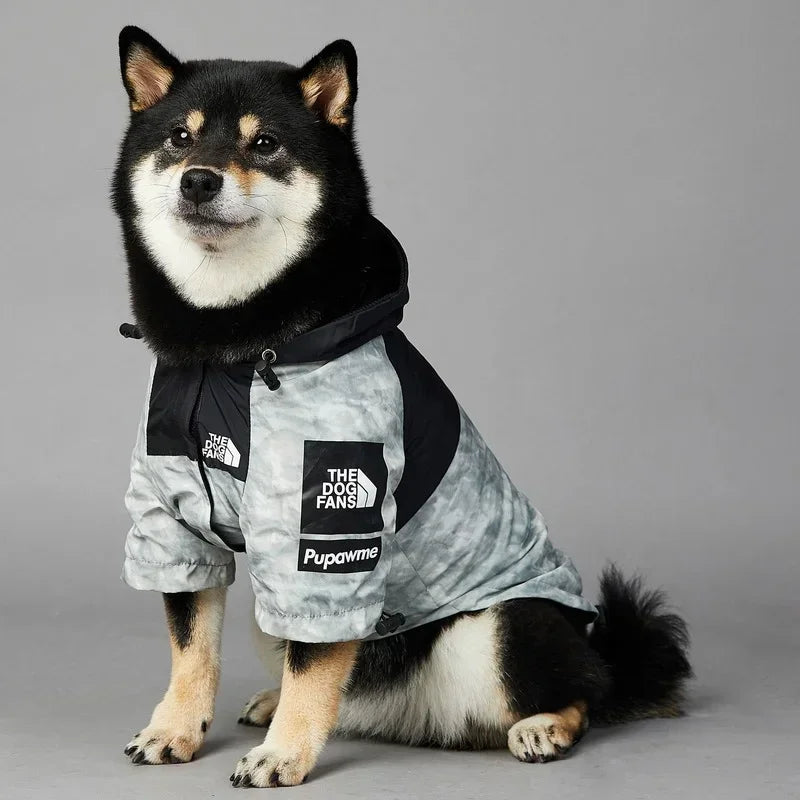 Dog Raincoat & Windbreaker Jacket – Hoodie for Small to Large Dogs,