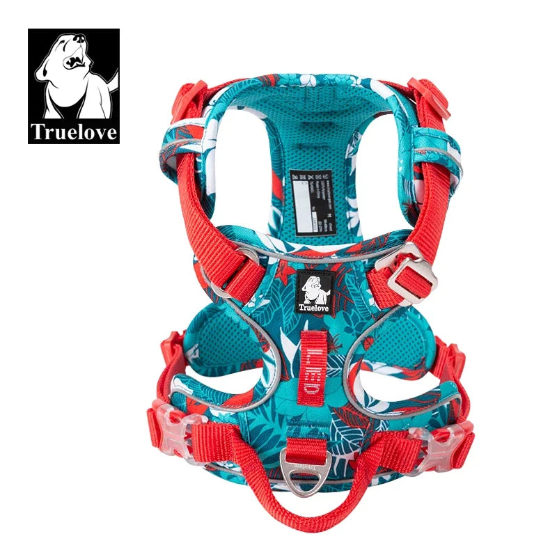 Truelove Explosion-Proof Camouflage Dog Harness – Reflective, Adjustable