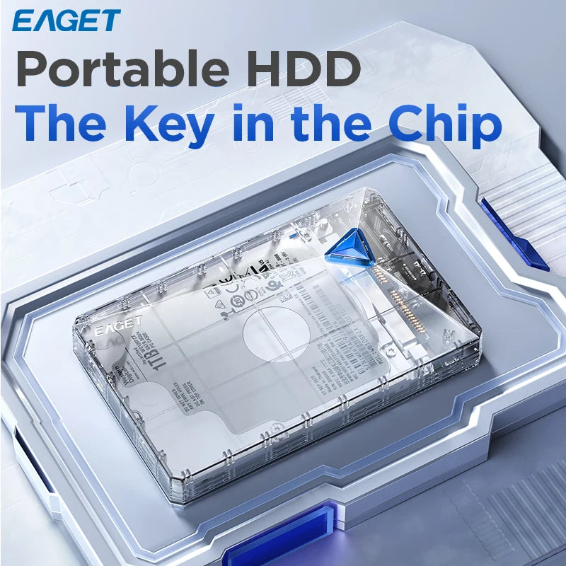 Portable External Hard Drive - 1TB/5TB, 2.5", 5Gbps, Compatible with PC, Mac, Desktop, MacBook