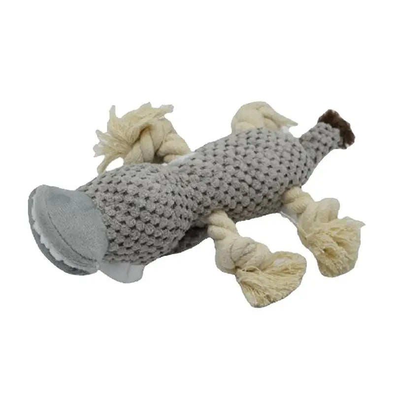 Plush Squeaky Dog Chew Toys – Crinkle, Rope & Stuffed Animal