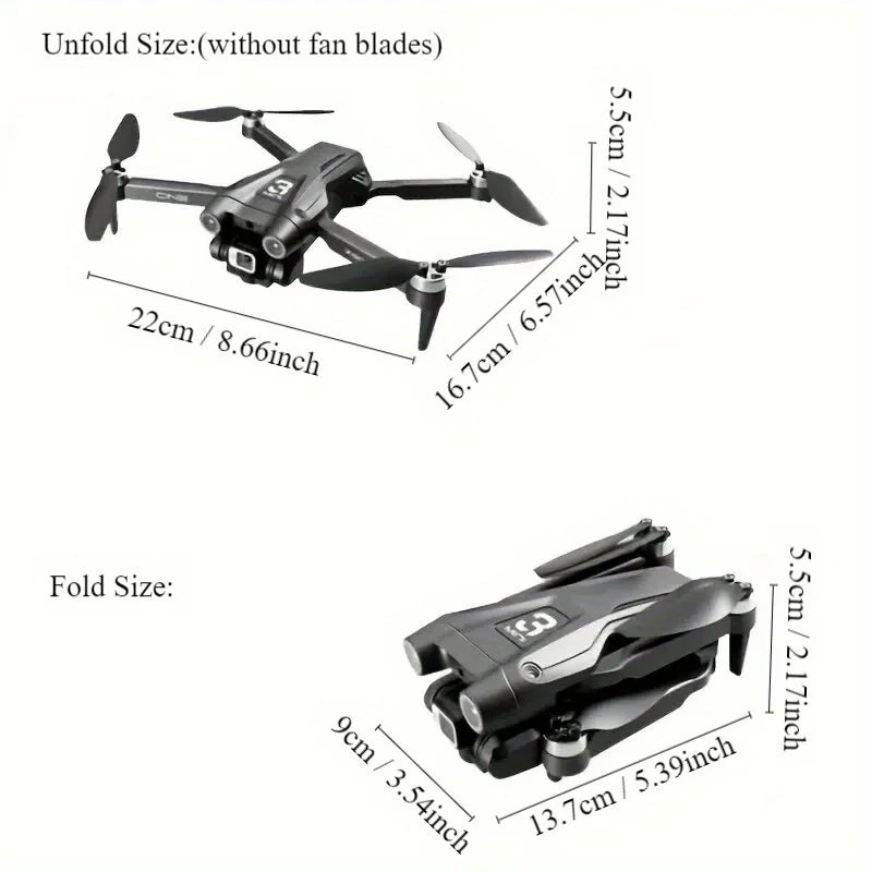 Z908 Max Drone: 3 Batteries, 8K HD Dual Camera, Obstacle Avoidance, 9000M Range