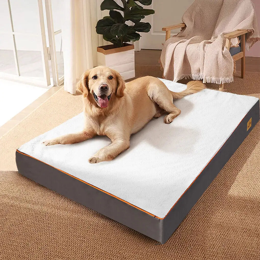 Waterproof Orthopedic Dog Bed - M to 3XL, Washable Cover for Crate & Kennel