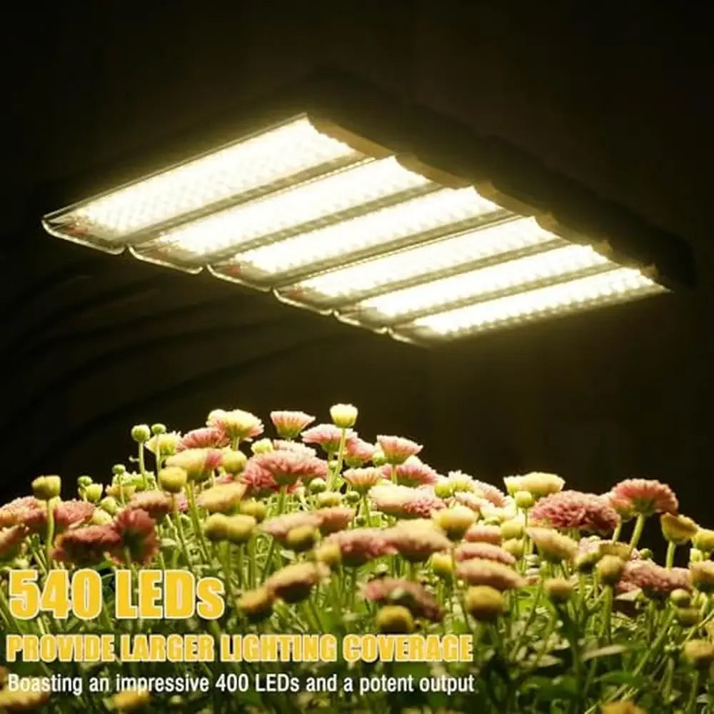 LED Grow Lights 6 Heads, 540 LEDs, Full Spectrum, Tripod Stand, Sunlike Spectrum for Indoor Plants