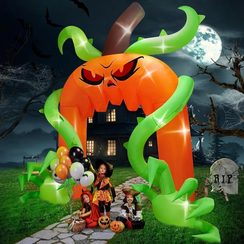 12FT Archway Inflatable Pumpkin