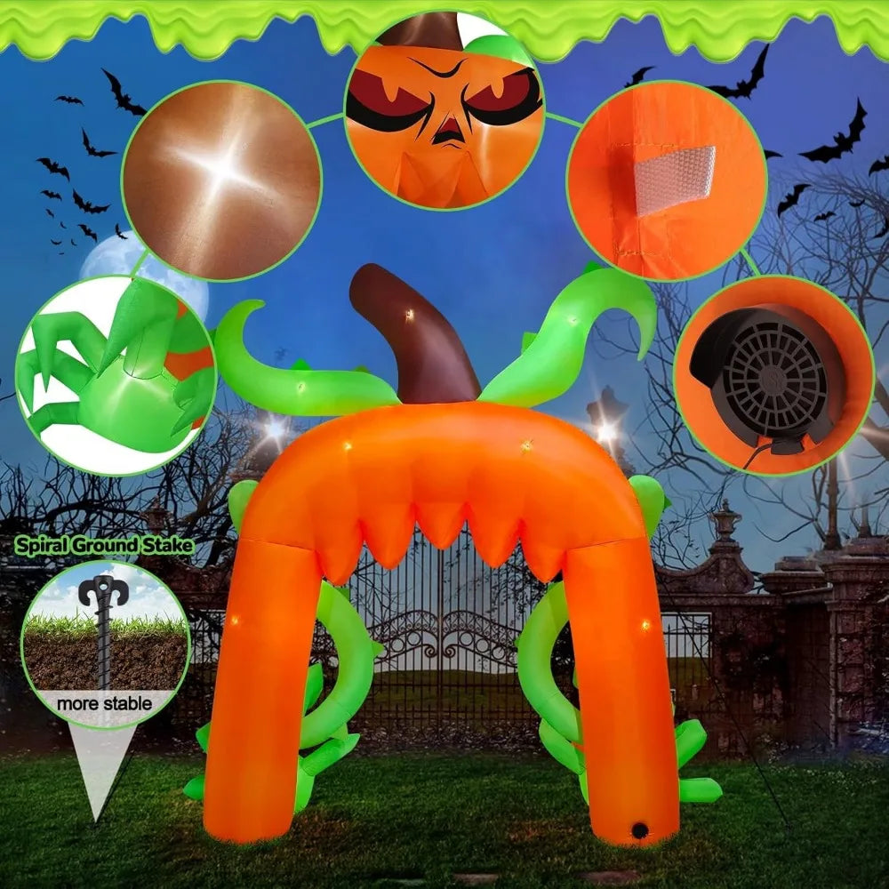 12FT Archway Inflatable Pumpkin