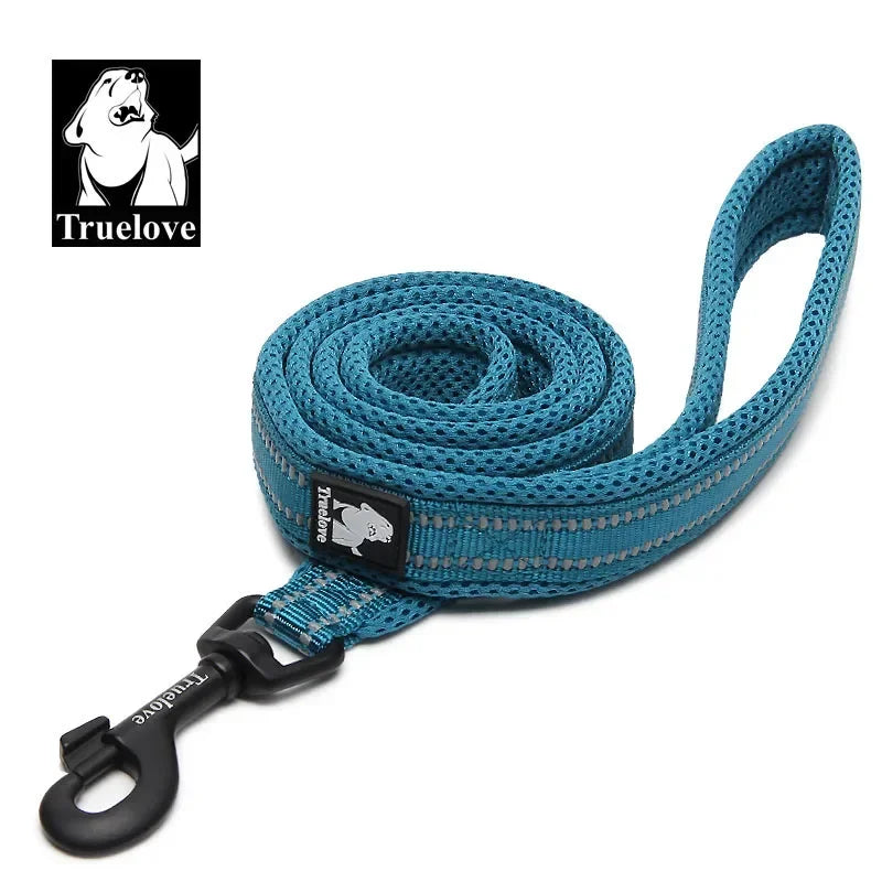 Truelove Reflective Soft Pet Leash, Padded Nylon Mesh, 200cm – 11 Colors, for Dogs & Cats, TLL2112