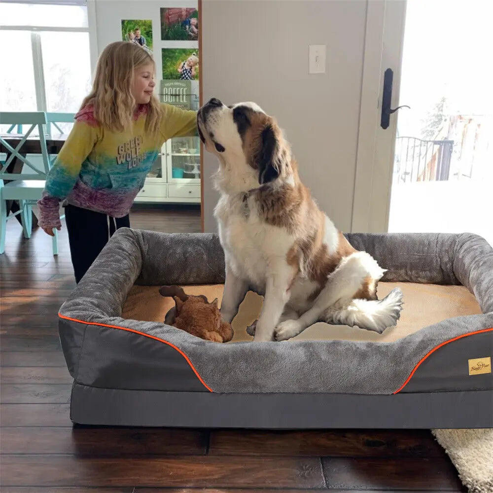 Waterproof Orthopedic Large Dog Bed Sponge Foam