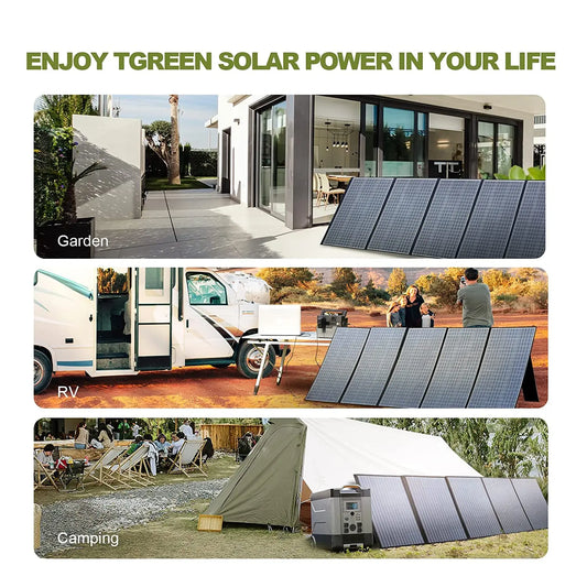 ALLPOWERS Foldable Solar Panel 400W-60W for Power Stations & Solar Generators